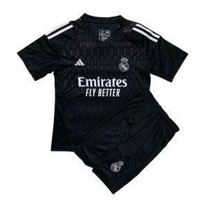 Real Madrid Bramkarskie Koszulka Trzecich Dziecięca 2023-24 Krótki Rękaw (+ Krótkie spodenki)